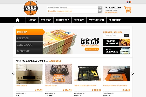 usedproducts theme websites examples