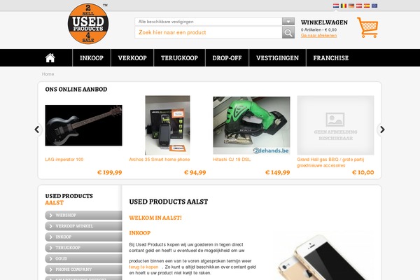 usedproductsaalst.be site used Usedproducts