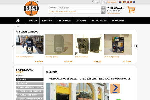 usedproductsdelft.nl site used Usedproducts