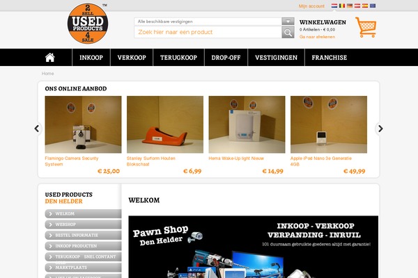 usedproductsdenhelder.nl site used Usedproducts