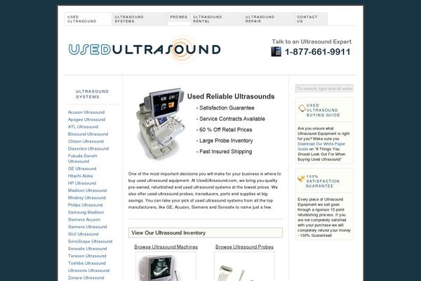 usedultrasound.com site used Ultrasound