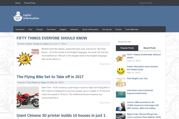 JustBlue theme site design template sample