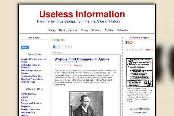 uselessinformation.org site used Useless2