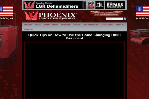 usephoenix.com site used Dirigible