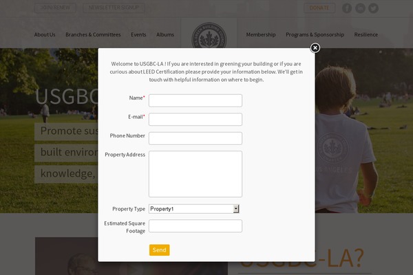 usgbc-la.org site used Usgbc