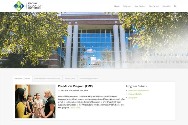 Enfold theme site design template sample