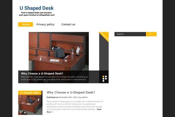 Gonzo theme site design template sample