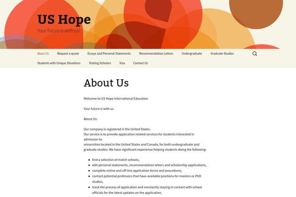 Twenty Thirteen theme site design template sample