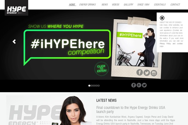 Hype theme site design template sample