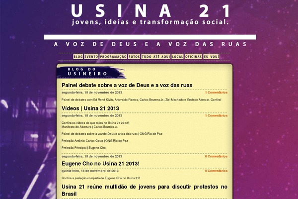 usina21.com.br site used Default