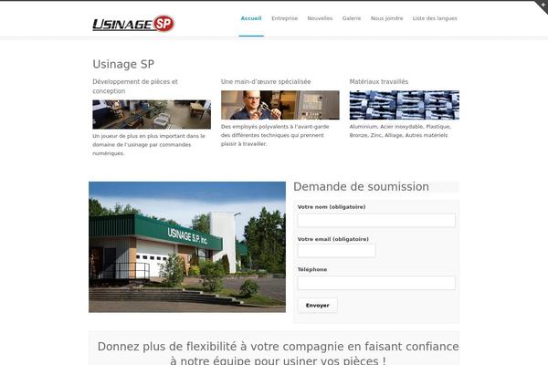 WordPress website example screenshot