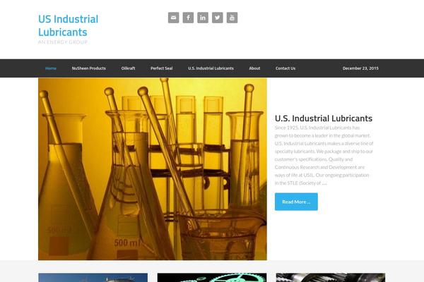 Enterprise Pro theme site design template sample