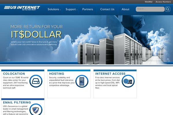 usinternet WordPress theme, websites list used usinternet theme usinternet theme websites examples