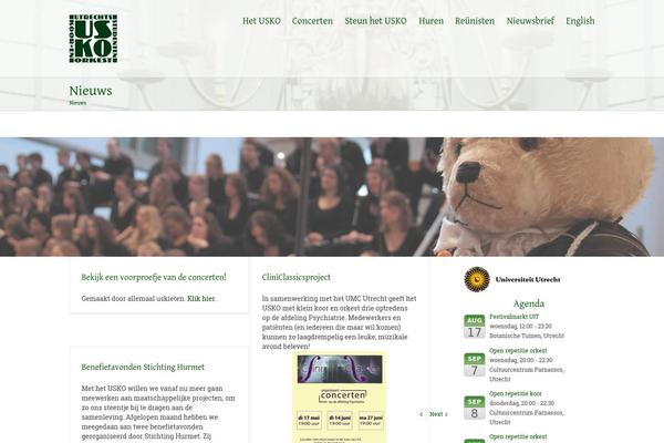 WordPress website example screenshot