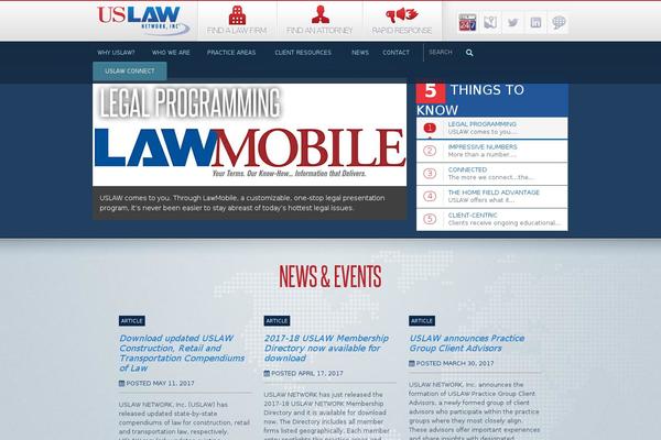 uslaw.org site used Uslaw-theme