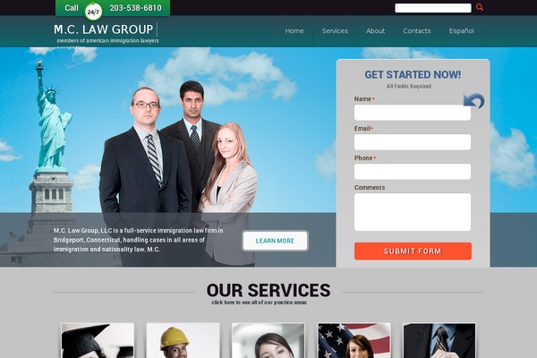 uslegalvisa.com site used Mclawgroup