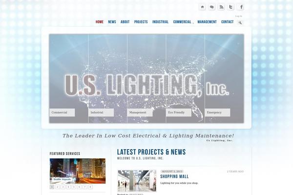 Prestige Light theme site design template sample