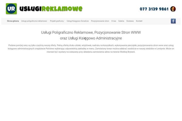 uslugireklamowe.pl site used Incentive