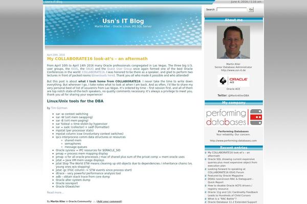 WordPress website example screenshot