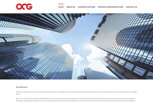 WordPress website example screenshot