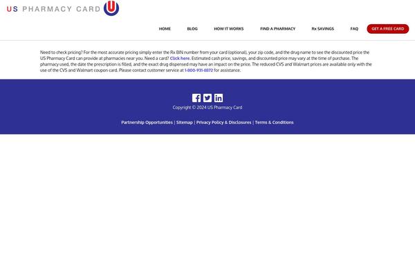 uspharmacycard.com site used Rxcard