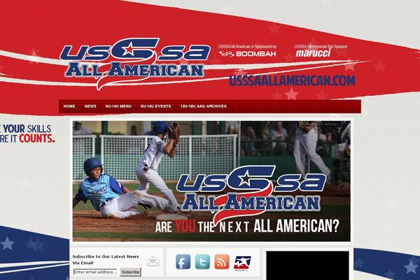 All-American theme websites examples