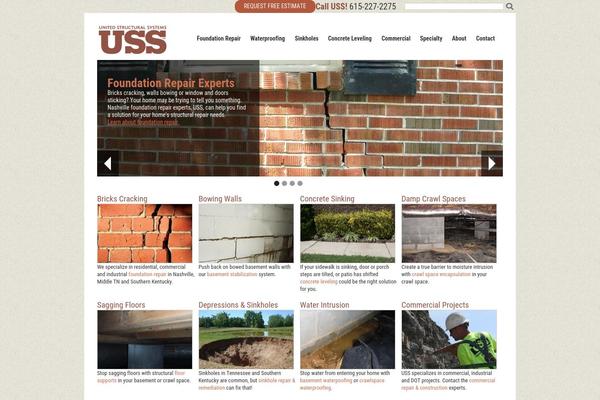 WordPress website example screenshot