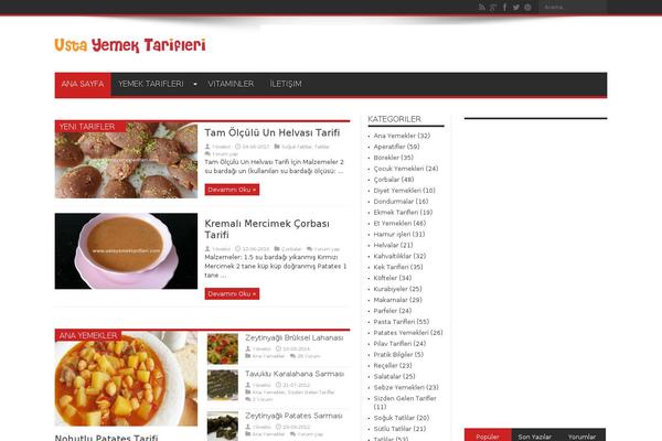 Tarif theme site design template sample