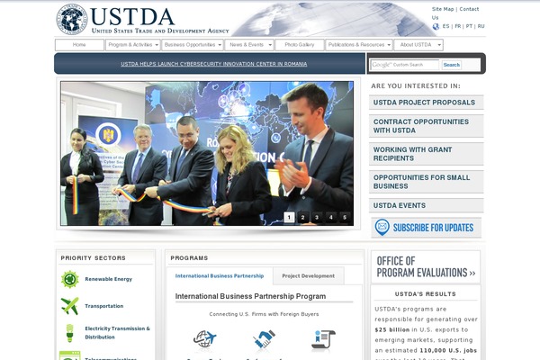 ustda.gov site used Ustda-wordpress-theme
