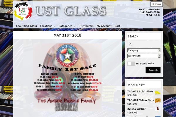 ustglass.com site used Storefront-ust