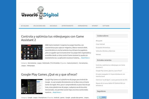 Iconic One theme site design template sample