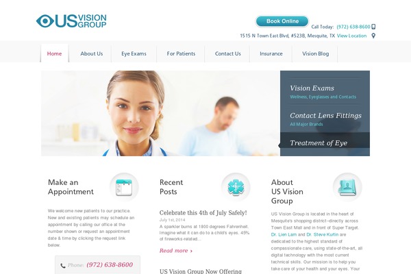 usvisiongroup.com site used Medica
