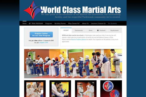 WordPress website example screenshot