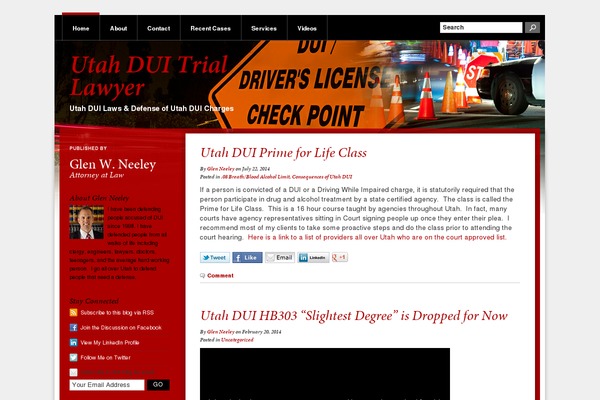 WordPress website example screenshot