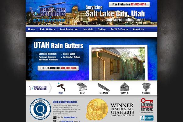 utahgutter.com site used Rain