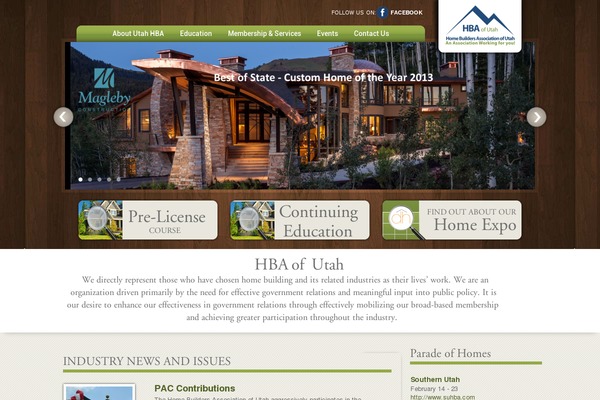 utahhba.com site used Utahhba