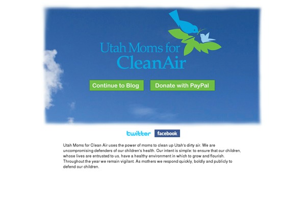 utahmomsforcleanair.org site used Anthosia3c