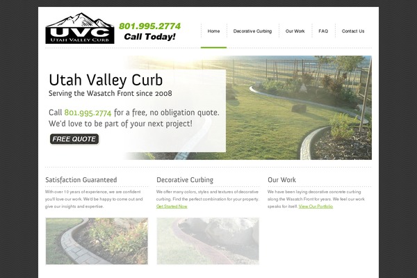 utahvalleycurb.com site used Utahvalleycurb
