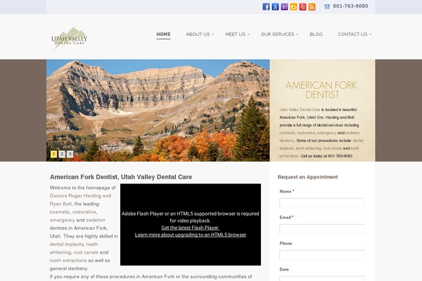 utahvalleydental.org site used Deploy-dental