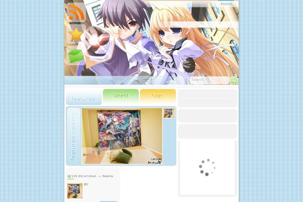 utaware.net site used Anime-visual-theme