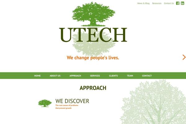 uTech theme site design template sample