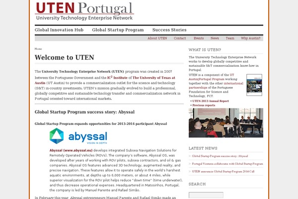 utenportugal.org site used Uten-2016