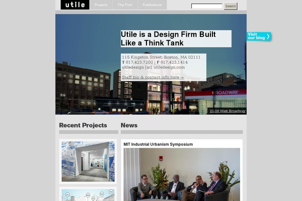 utiledesign.com site used Utile