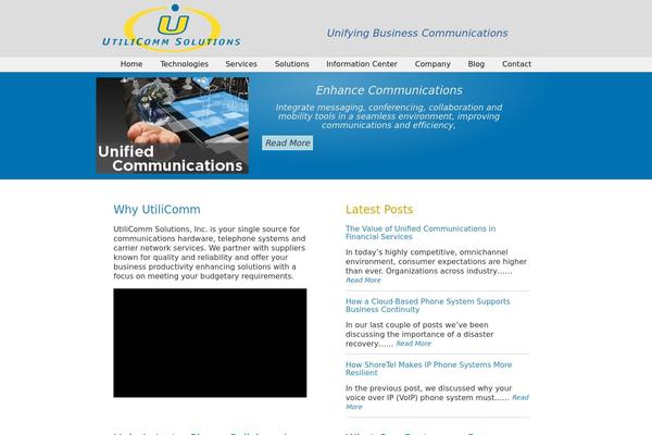 utilicomm.com site used Boilerplate-rewound