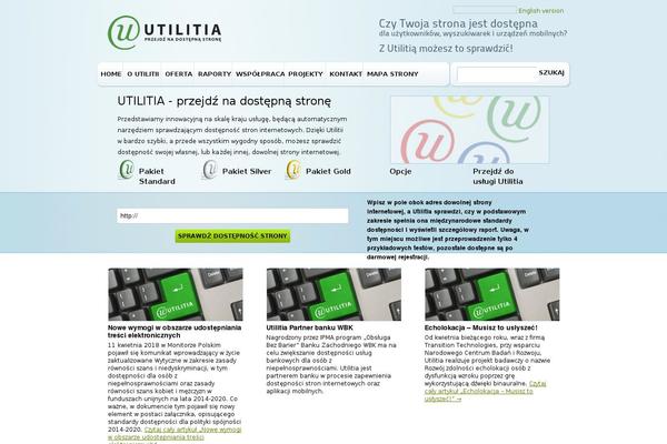 utilitia.pl site used Utilitia