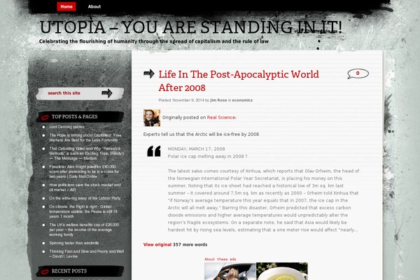 WordPress website example screenshot