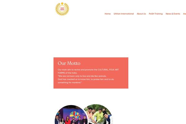 Charitas theme site design template sample