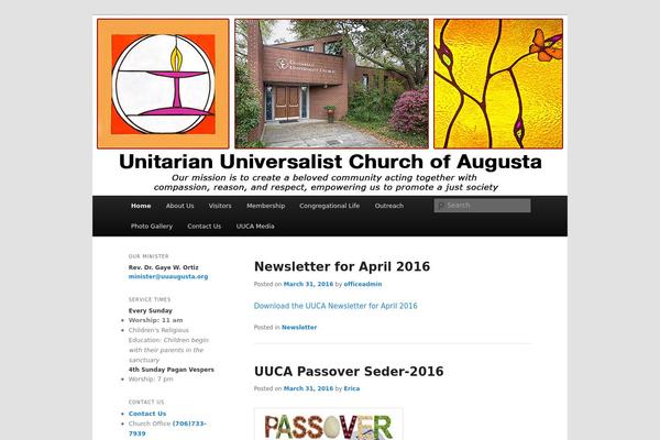 WordPress website example screenshot