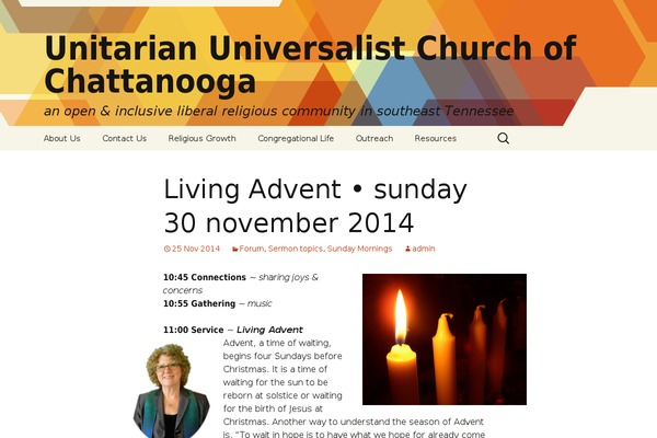 WordPress website example screenshot