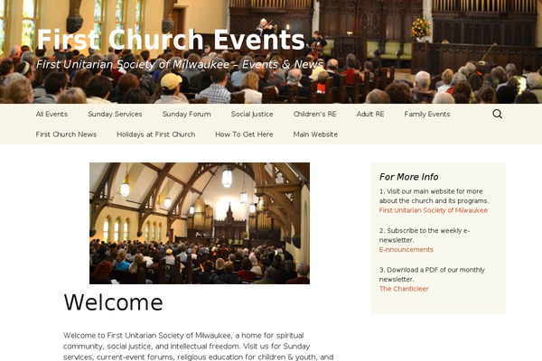 uumilwaukee-events.org site used Twenty Thirteen
